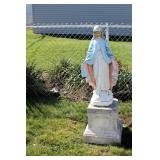 Cement Mary Statue