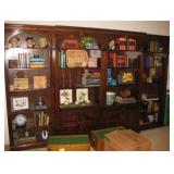 solid wood bookcases