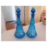 Hand Painted & Hand Blown Bottles