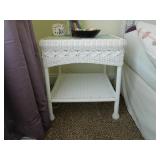 1 of 2 Wicker Nightstands