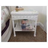 2 of 2 Wicker Nightstands