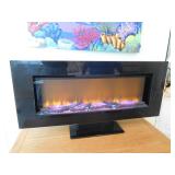Electric Fireplace -- On