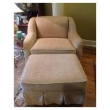 Kincaid Chair and Ottoman $150