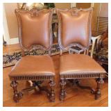 Pair of Shell Back Chairs $195