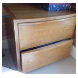 Oak File Cabinet $60
