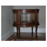 Mahogany Display w/ Serving tray