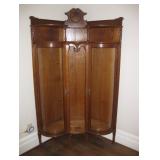 Double Bowfront China Cabinet