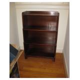 Mahogany Open Bookcase