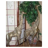 brass giraffes
