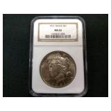1921 MS62 NCG Peace Silver Dollar...