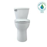 American Standard Cadet Tall Height 10 in. Rough-In 2-Piece 1.28 GPF Single Flush Round Toilet in White, Slow Close Seat Included