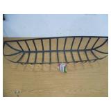 Vigoro 36 in. Metal English Flat-Wire Horse Trough Planter