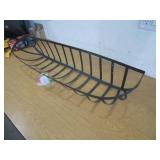 Vigoro 36 in. Metal English Flat-Wire Horse Trough Planter