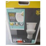 American Standard Champion 4 Max Tall Height 2piece 1.28 GPF Single Flush High Efficiency Round Front Toilet in White with Slow Close Seat