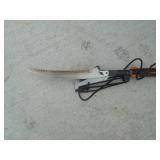 Fiskars PowerLever 1-1/8 in. Cut Capacity Steel Saw Blade 15 in. Fiberglass Pole 14 ft. Tree Pruner