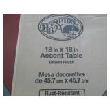 Hampton Bay Mix and Match Square Metal Outdoor Side Table