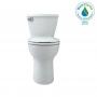 American Standard Cadet Tall Height 10 in. Rough-In 2-Piece 1.28 GPF Single Flush Round Toilet in White, Slow Close Seat Included