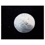 Franklin Half Dollar Coin - 1952