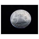 Franklin Half Dollar Coin - 1952