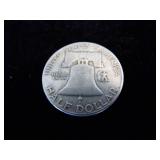 Franklin Half Dollar Coin - 1950