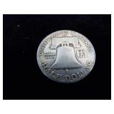 Franklin Half Dollar Coin - 1951
