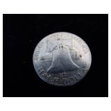 Franklin Half Dollar Coin - 1954