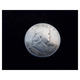 Franklin Half Dollar Coin - 1953