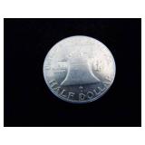 Franklin Half Dollar Coin - 1957