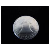Franklin Half Dollar Coin - 1955