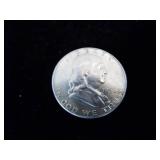 Franklin Half Dollar Coin - 1956