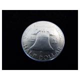 Franklin Half Dollar Coin - 1962