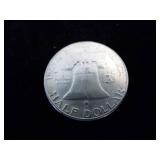 Franklin Half Dollar Coin - 1962
