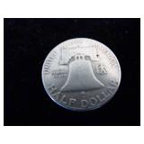 Franklin Half Dollar Coin - 1954