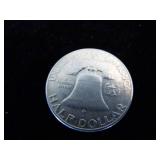 Franklin Half Dollar Coin - 1961