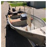 Boat, 15 hp Mercury Motor and Trailer