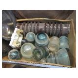 Insulators and Silver Plated Collectibles