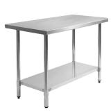 New Stainless Steel Prep Table