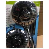 Hotel Spa 30-Spray Setting Hand Shower and Shower Head Combo Kit in Chrome Finish not used