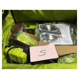 Ryobi 18-Volt ONE+ Cordless Lithium Ion 6-Tool Combo Kit with (2) 1.5 Ah Batteries, Charger, and Bag in good conditions