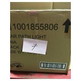 Hampton Bay Solar Bronze Outdoor Integrated LED New Age Pagoda Landscape Path Light (4-Pack) new