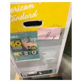 American Standard Cadet 3 FloWise Tall Height 2-piece 1.28 GPF High Efficiency Elongated Toilet in White with Slow Close Seat not used