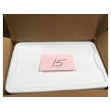 Homz Clear Storage,White Lid  6 Qt. Pack 10 in good conditions