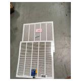 TruAire 24 in. x 24 in. White Return Air Grille  Lot of 2