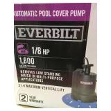 EVERBILT 1/8 HP Pool Cover Pump in good conditions