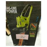 RYOBI RY40601A 24in. 40-Volt Lith-ion Cordless Hedge Trimmer (Bare Tool)  Used in good working cond.