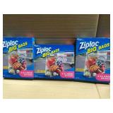 Ziploc Big Bags, XL by Ziploc  Lot of 3