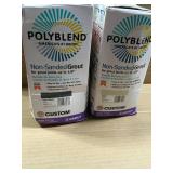 Custom Building Products Polyblend #382 Bone 10 lb. Non-Sanded Grout  Lot of 2 New