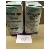 Custom Building Products Polyblend #382 Bone 10 lb. Non-Sanded Grout  Lot of 2 New