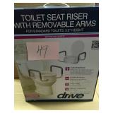 Drive Seat Riser with Removable Arms in good conditions