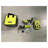 Ryobi 18-Volt ONE+ Lithium-Ion Cordless Drill/Driver Kit with 1.3 Ah Battery and Charger in working conditions